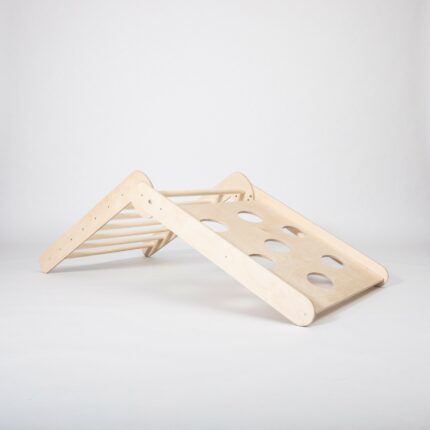 Triangle d’escalade Montessori 2-en-1 pliable bois