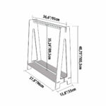 Penderie en bois massif naturel pour chambre d'enfant