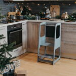 Tour d'observation Montessori & marche-pied avec tableau noir – Image 11