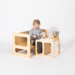 Set table et 1 chaise d’apprentissage Montessori