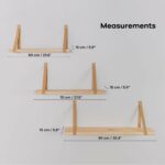 Étagère Murale Flottante 90 cm en Bois