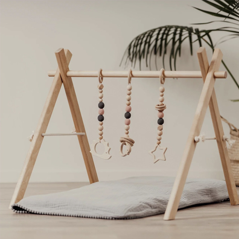 Jouet d'eveil en bois pour bebe