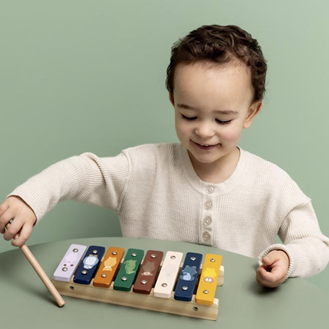 Jouet musical en bois pour enfant - Xylophone