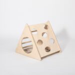 Grimpeur 3 faces Montessori en bois naturel