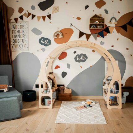 Arche Meuble de jeu polyvalent Montessori en bois pour enfants
