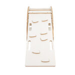 Structure de Jeu Multifonctions Bois Blanc – Rocker + Rampe + Échelle