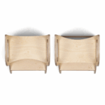 Tabouret marchepied à hauteur ajustable – Bois blanc naturel – Image 8