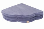 Tapis de Jeu Nuage pour enfant – Velours Bleu-Gris
