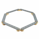 Piste d'Équilibre en Bois - 6 Éléments