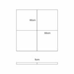 Tapis de jeu carré pliable en velours rose clair