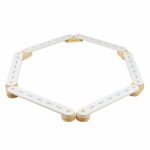 Piste d'Équilibre en Bois - 6 Éléments