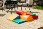 Set de jeux 8 blocs en mousse - Explorateur multicolore