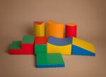 Set de jeux 8 blocs en mousse - Explorateur multicolore