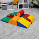 Set de jeux 8 blocs en mousse - Explorateur multicolore