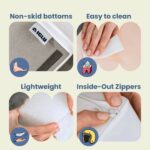 Set de jeux en mousse 5 blocs - Coin d’escalade pastel clair