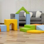 Set de jeux de 10 blocs en mousse - Créativité pastel multicolore clair