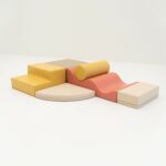 Set de jeux en mousse 6 pièces - pastel