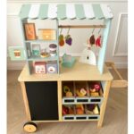 Stand de Food Truck en Bois Multifonctionnel - 73 pièces