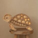 Lampe Tortue – Veilleuse Enfant en Bois Massif