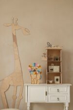 Safari Girafe Décoration Murale en Bois Naturel – Image 5