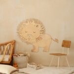 Lion Safari - Décoration Murale en Bois