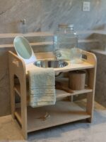 Lavabo Autonome Montessori avec couvercle