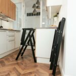 Tour d’observation et d’apprentissage pliable en bois noir