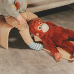 Lot de 2 marchepieds réglables en bois