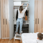 Tabouret marche-pieds réglable blanc pour enfants dès 18 Mois et Adultes