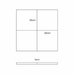 Tapis de Jeu Carré pour Bébé en Velours Gris Clair Premium - 120x120 cm Épais 5 cm Pliable