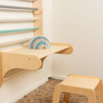 Coin bureau - Table et chaise pour mur suédois – Image 6