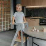 Tour d'observation de cuisine pliable pour enfant – en Bois Premium – Image 15