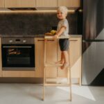 Tour d'observation de cuisine pliable pour enfant – en Bois Premium – Image 20