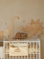 Lampe de nuit Dino Tricératops en Bois – Image 5