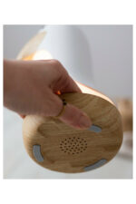 Lampe de nuit avec Haut-Parleur - Oiseau Blanc - en Bois – Image 5