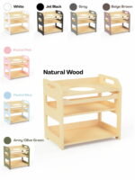 Lavabo en Bois Montessori avec Rangement pour Enfants - Petit – Image 5