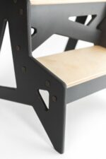 Marchepied en Bois Moderne noir