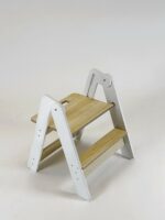 Tabouret Marchepied Pliant - Petit Espace blanc