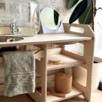 Lavabo en Bois Montessori avec Rangement pour Enfants - Grand