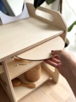 Lavabo en Bois Montessori avec Rangement pour Enfants - Grand – Image 4
