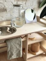 Lavabo en Bois Montessori avec Rangement pour Enfants - Grand – Image 5