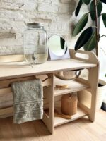 Lavabo en Bois Montessori avec Rangement pour Enfants - Grand – Image 14