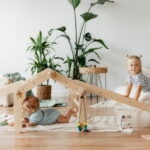 Triangle de Pikler Modulable - 4 segments - avec Rampe de Glissade/Escalade