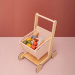 chariot de supmermarche en bois