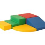 Parcours de Motricité en Mousse - 5 Blocs - Multicolore