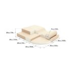Parcours de Motricité Explorateur en Mousse - 6 Blocs - Beige – Image 8