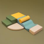 Parcours de Motricité Explorateur en Mousse - 6 Blocs - Turquoise Pastel – Image 25