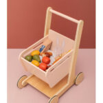Chariot  de supermarché en Bois - Madame Lapine