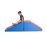 Parcours de Motricité en Mousse - avec Escaliers et Toboggan - Rouge et Bleu – Image 5