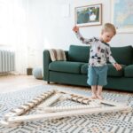 Poutre d'équilibre - 3 Segments - Corde en Jute - Petit Format